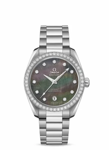 Omega Seamaster Aqua Terra 150M Master Chronometer 38 Stainless Steel / Diamond / Grey MOP / Bracelet 220.15.38.20.57.001 (22015382057001)